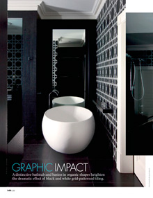 Belle Magazine 2009 Darnley Hall, Elizabeth Bay – Bathroom 